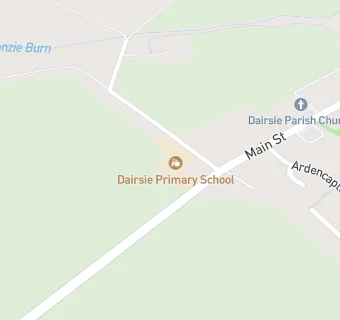 map for Dairsie Primary School