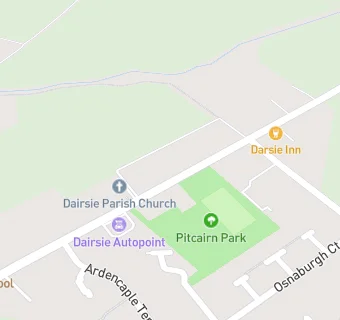 map for Dairsie Primary School