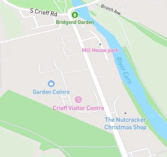 map for Crieff Visitor Centre