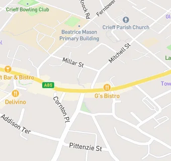 map for The Pretoria Bar Crieff Ltd