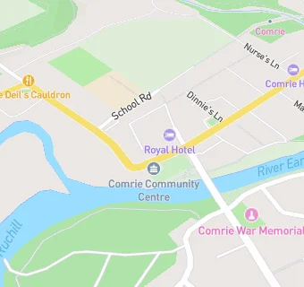 map for Comrie Community Centre