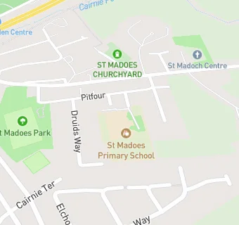 map for St Madoes Primary School