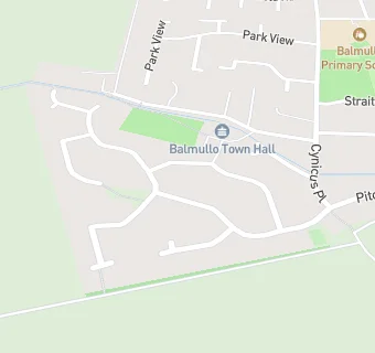 map for Balmullo Surgery (Pitcairn Practice Leuchars & Balmullo)