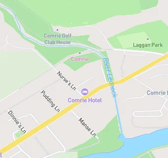 map for The Comrie Hotel