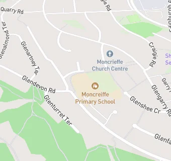 map for Moncreiffe Primary School