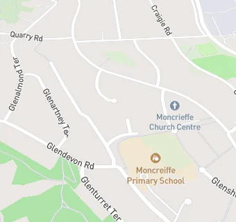 map for Moncrieffe Primary School