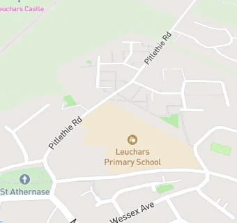 map for Leuchars Primary School