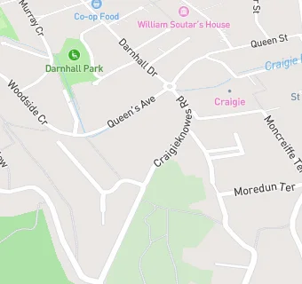 map for Craigie Knowes Nursing Home