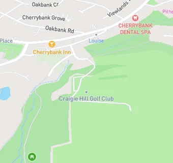 map for Craigie Hill Golf Club