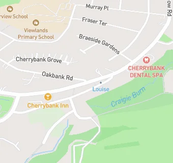 map for Cherrybank Inn