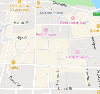 map for Cafe Central