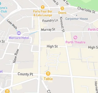 map for Effies of Perth