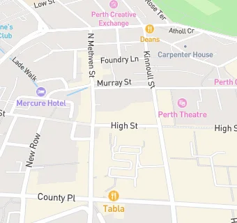 map for North Church Hall