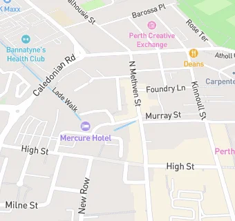 map for Mercure Perth