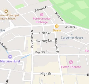 map for Perth Playhouse