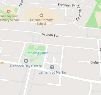 map for Letham St Marks Church Cafe