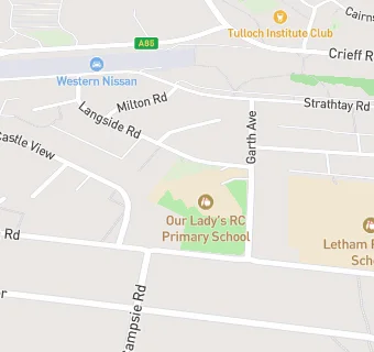 map for Our Lady's RC Primary School