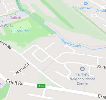 map for Fairfield Neighbourhood Centre