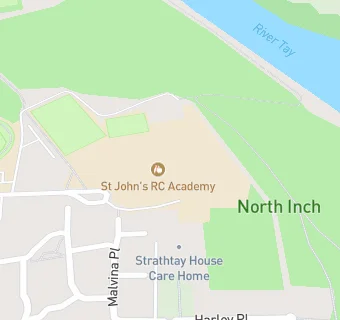 map for North Inch Community Campus