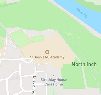 map for St John's RC Academy