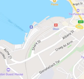 map for Mydentist Oban