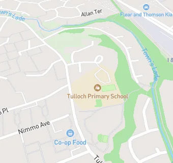 map for Tulloch Primary School