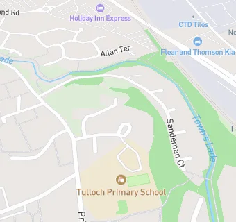 map for Tulloch Primary School