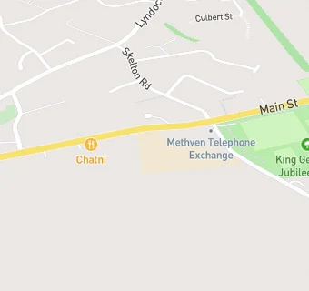 map for Methven Primary School