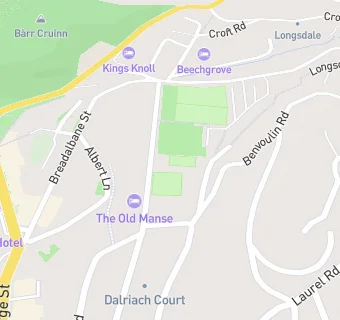 map for Oban Bowling Club