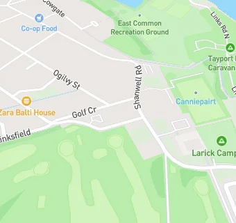 map for Scotscraig Golf Club