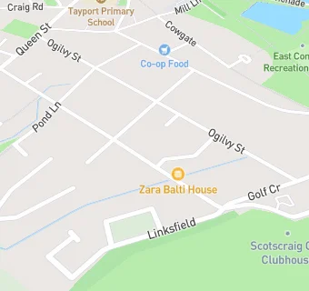 map for Tayport Curry Club