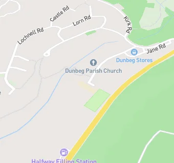 map for Dunbeg Primary School