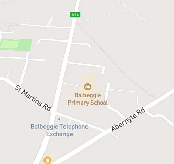 map for Balbeggie Primary School