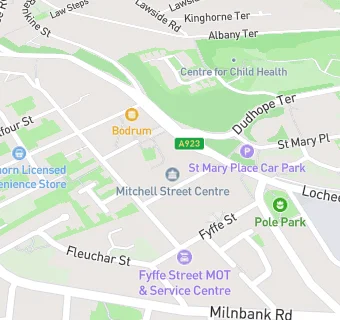 map for Mitchell Street Centre