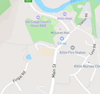 map for Killin Primary School