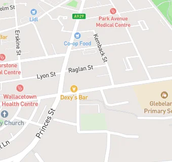 map for Arbroath Road Dental Practice