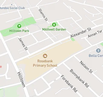 map for Rosebank Primary School