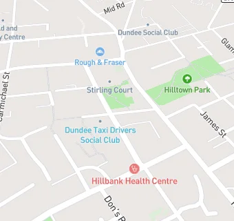 map for Dundee Taxi Drivers Social Club