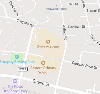 map for Grove Academy