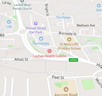 map for Lochee Medical Practice, Lochee Health & Community Care Centre