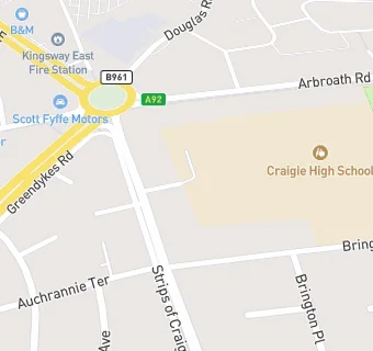 map for Craigie High School