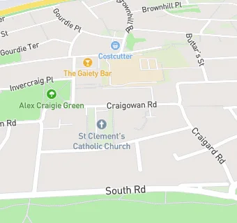 map for Craigowan Sheltered Housing