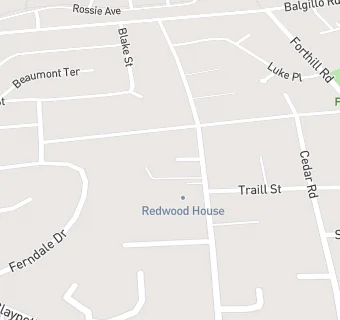 map for Redwood House