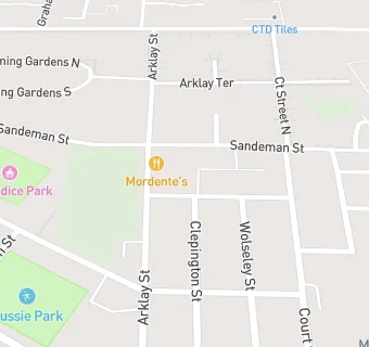 map for Wolseley Street Sheltered Housing