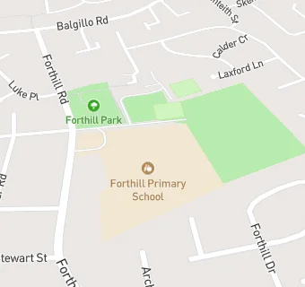 map for Forthill Primary School