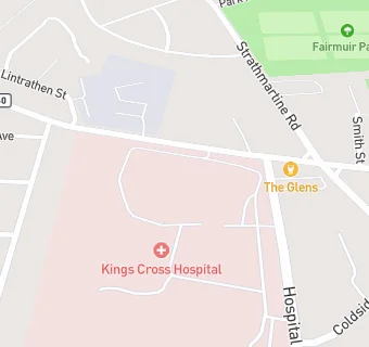 map for Kings Cross Hospital