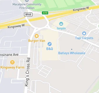 map for Kingsway Care Centre