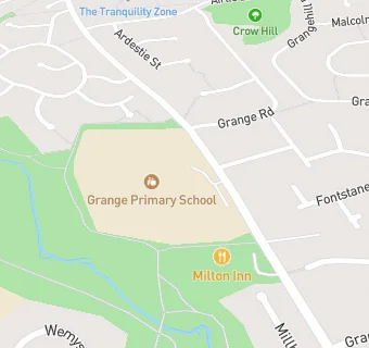 map for Grange Primary School