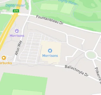 map for Morrisons Petrol Station