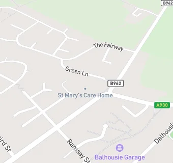 map for St Mary's Residential Home